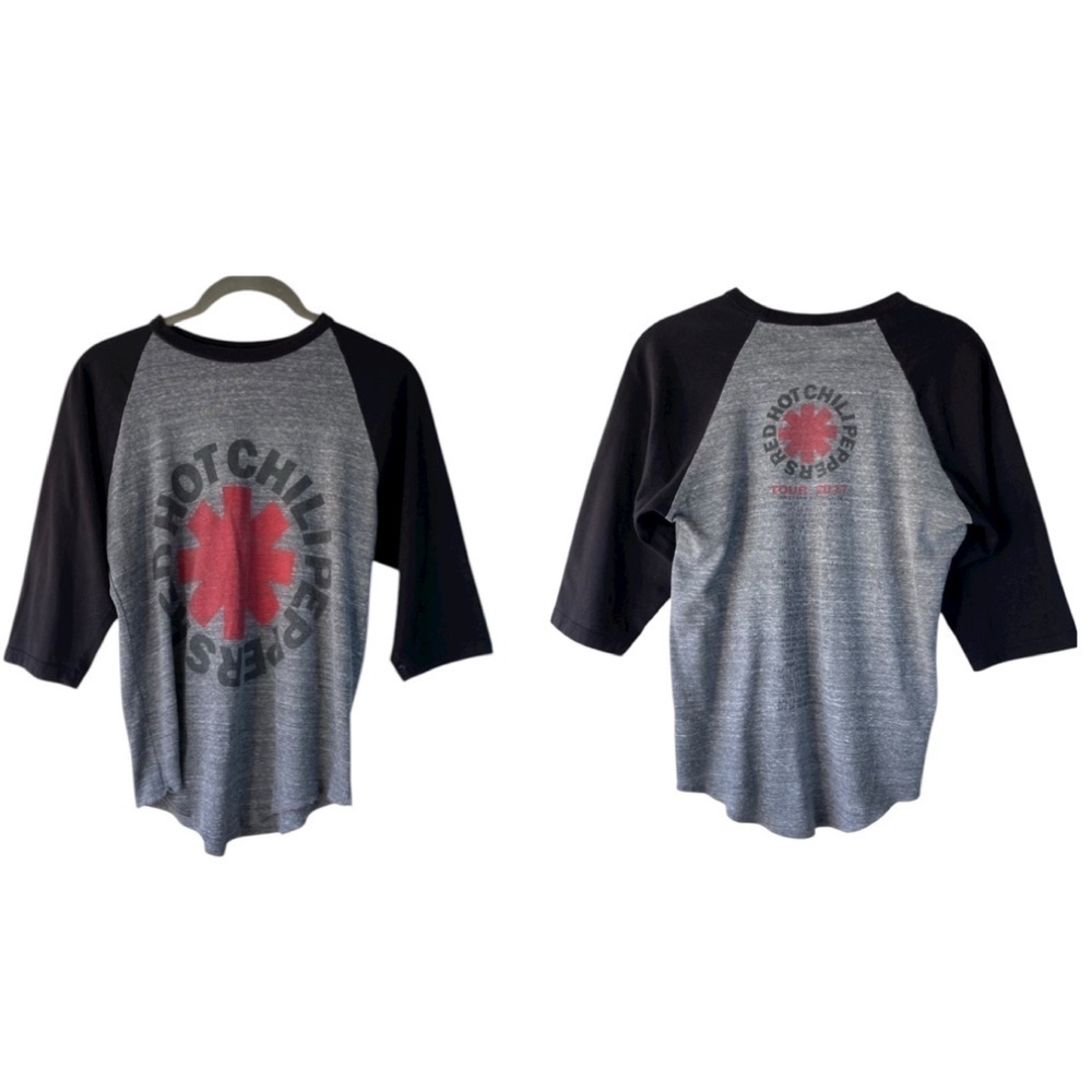 Red Hot Chili Peppers 2017 Tour Band Concert Rock Tee 3/4 Sleeve T Shirt SZ S